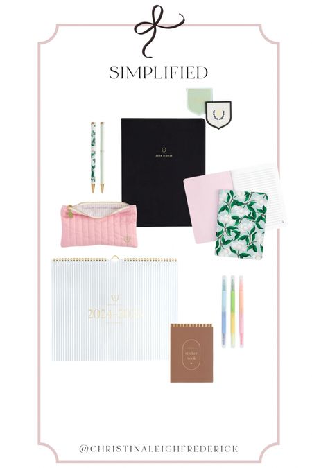 It’s Simplified’s Academic Yearly planner launch! The new patterns, prints and items are 😍. Here’s my order! 

#LTKfamily #LTKGiftGuide #LTKSeasonal