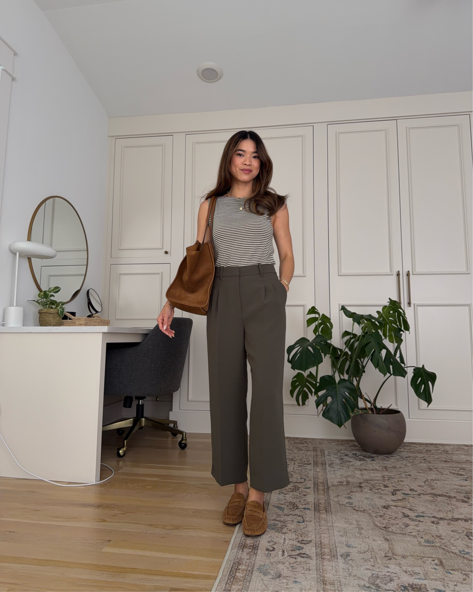 Sizing info:
•Striped boatneck top size XS
•Green pants size 0 

petite fashion, get dressed with me, outfit inspiration, ootd, nashville outfit, Nashville influencer, petite style, vacation style, casual outfits, mom style, petite pants, spring outfits, spring outfit info, spring pants, spring outfit idea, spring top, spring bag, spring tank, spring shoes, summer pants, petite pants, cropped pants, aritzia pants 

 @Aritzia @Madewell 

#LTKSeasonal #LTKootd #LTKPetite