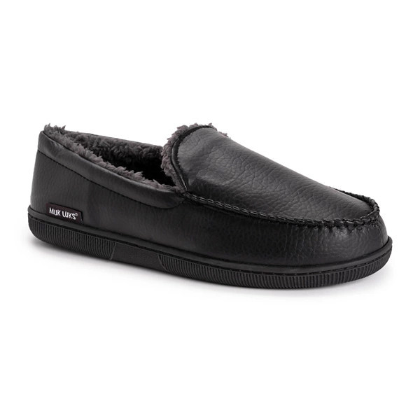 Men's MUK LUKS Slippers Medium Black | Scheels