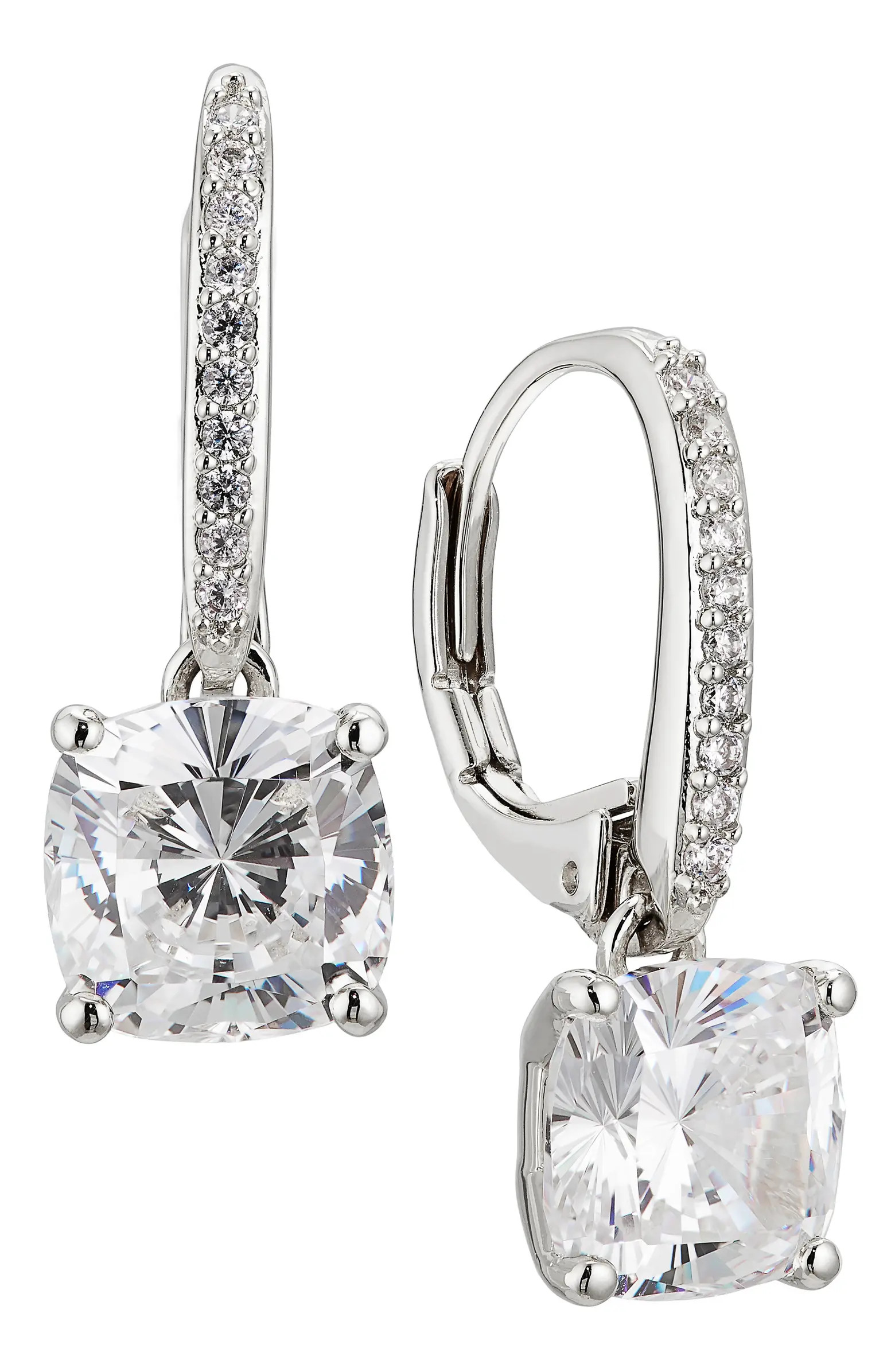 Modern Luv Cubic Zirconia Drop Earrings | Nordstrom