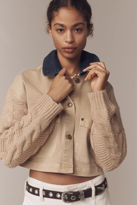 Avec Les Filles Crop Chore Jacket | Anthropologie (US)