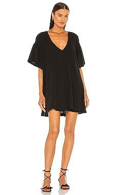 L'Academie the Marva Mini Dress in Black from Revolve.com | Revolve Clothing (Global)