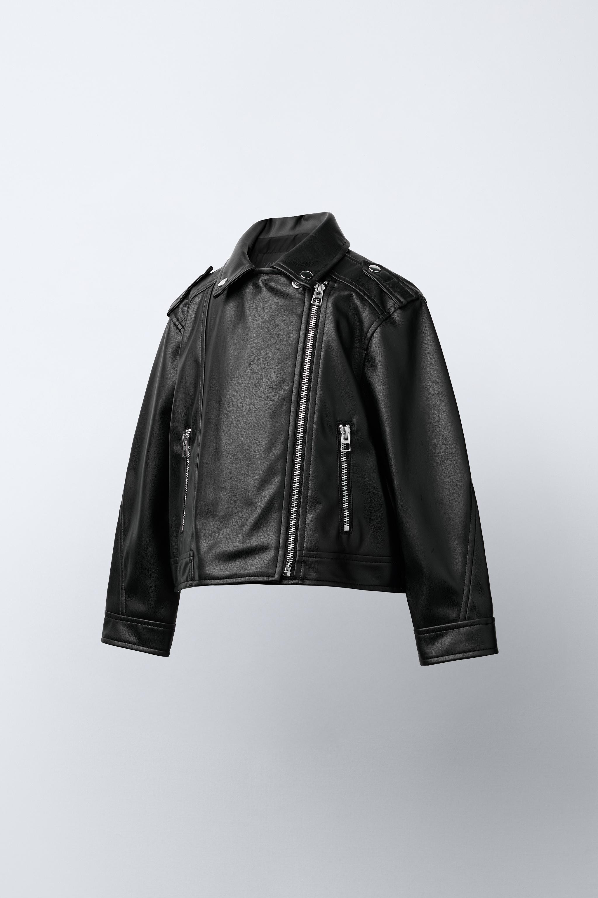 FAUX LEATHER BIKER JACKET | Zara US
