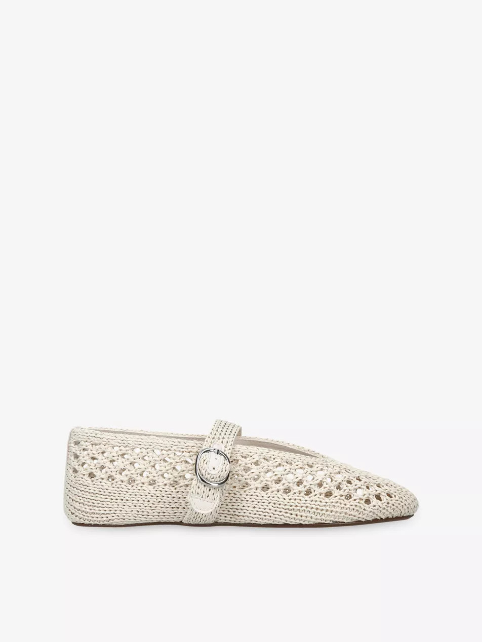 Alara Woven Ballet Flats | Selfridges