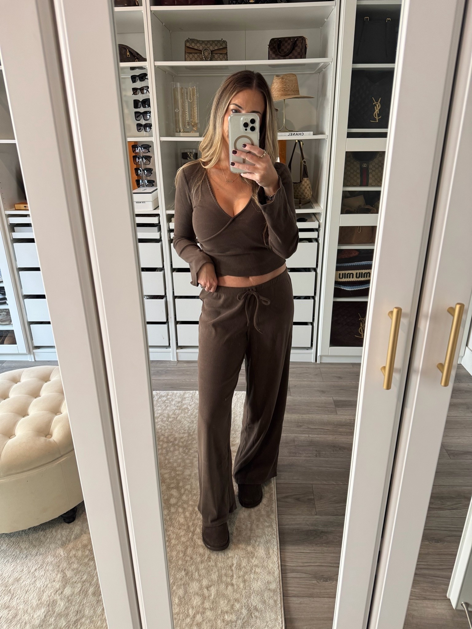 Softest little 2 piece set! I sized up to a medium for some added length on the pants! Under $20

#LTKgrwm #LTKootd #LTKmomlife