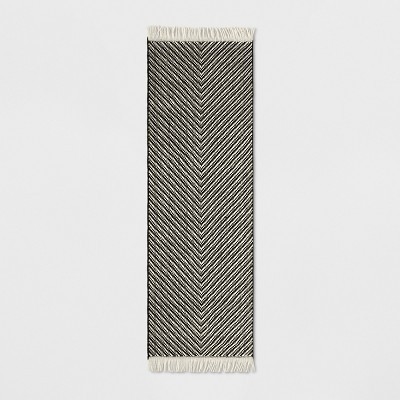 Black/White Chevron Woven Area Rug - Project 62™ | Target