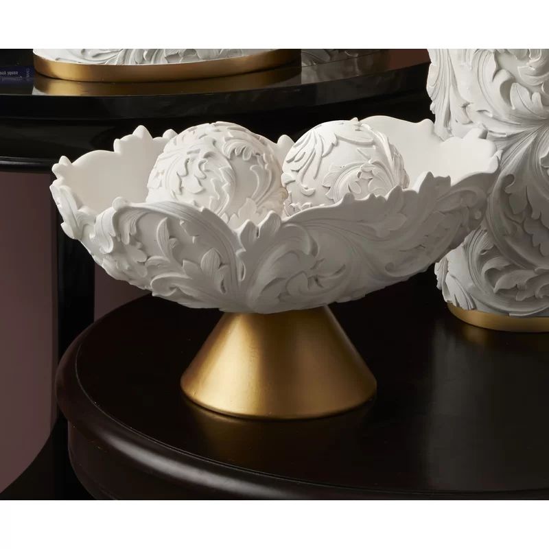 Kaci Baroque Scroll Decorative Bowl | Wayfair North America