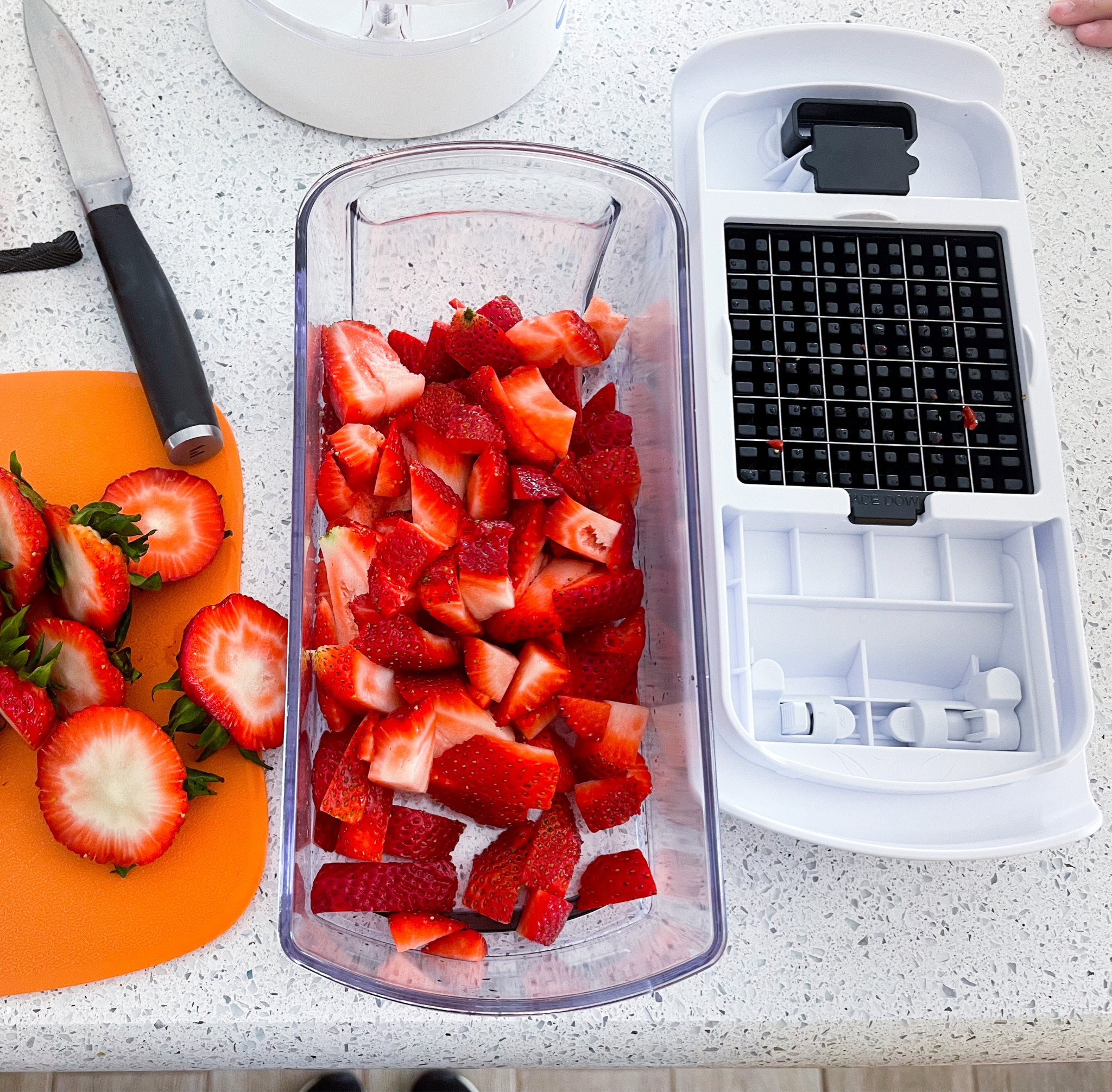 Strawberries are packed full of natural electrolytes- plus the kids love them! So they’re a staple in our home during the hot summer months. I love using my vegetable chopper to quickly chop our fruit up. 🍓✨👏

#LTKhome #LTKSeasonal #LTKunder50