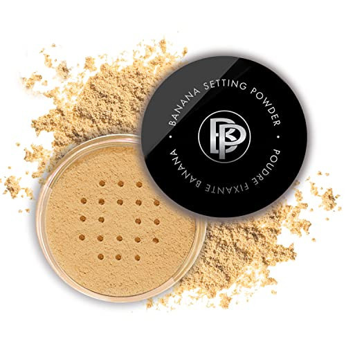 Bellapierre Banana Setting Powder – Color-Correcting Brightening Powder, Matte Finishing Tint, Translucent Under-Eye Baking Makeup, Lightweight Talc-Free Formula - Medium - 0.14 Oz | Amazon (US)