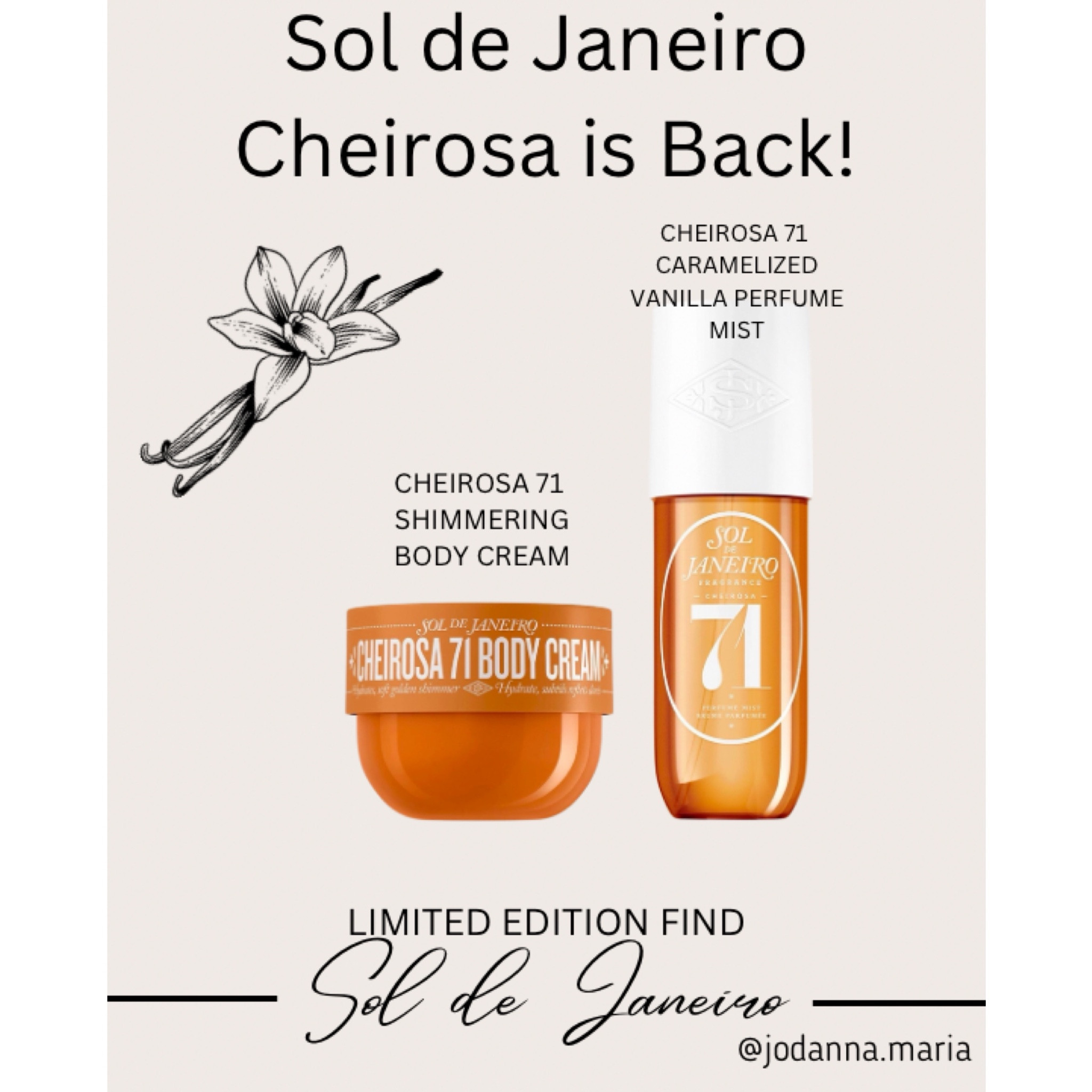 Want to smell lucious and sweet? You MUST try the Sol de Janeiro Cheirosa 71!  It’s back and simply divine!!

#LTKFindsUnder50 #LTKBeauty #LTKFindsUnder100