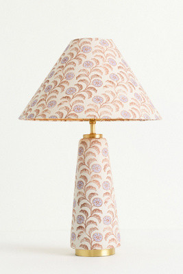 Lulu Upholstered Table Lamp | Anthropologie (US)