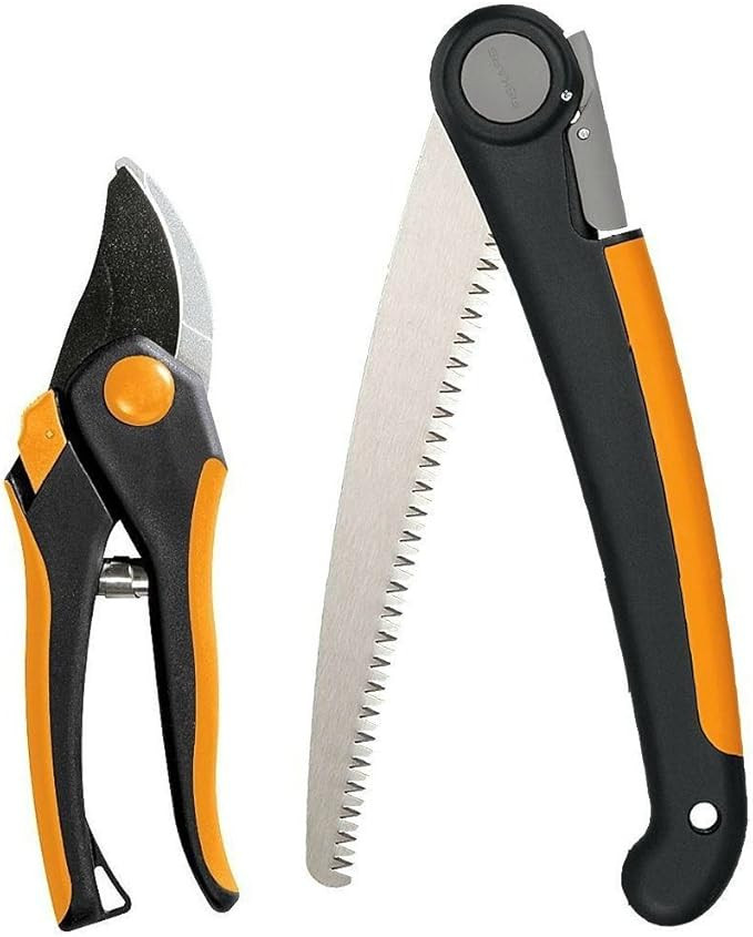 Fiskars Folding Saw and Pruner Set, Garden Clippers, Gardening Scissors with Sharp, Rust Resistan... | Amazon (US)