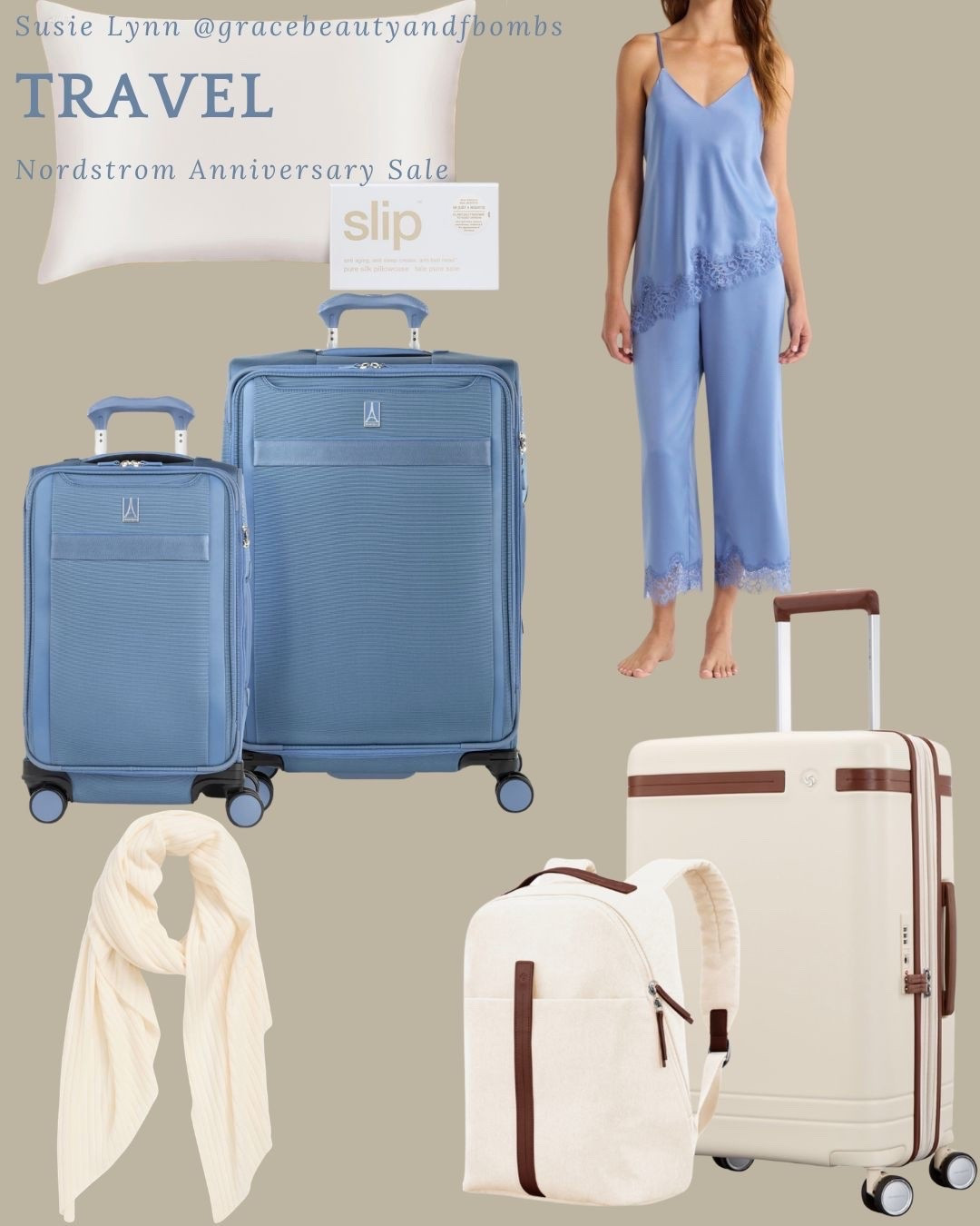 #Nsale Travel @nordstrom! #Nordstromanniversarysale #travelpro #luggage #samsonite #cashmerescarf #silkpajamas #travel #ltknsale #slip

#LTKselfcare #LTKTravel #LTKSaleAlert