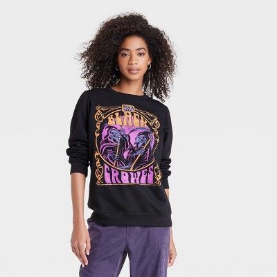 Women's The Black Crowes Graphic Sweatshirt - Black | Target