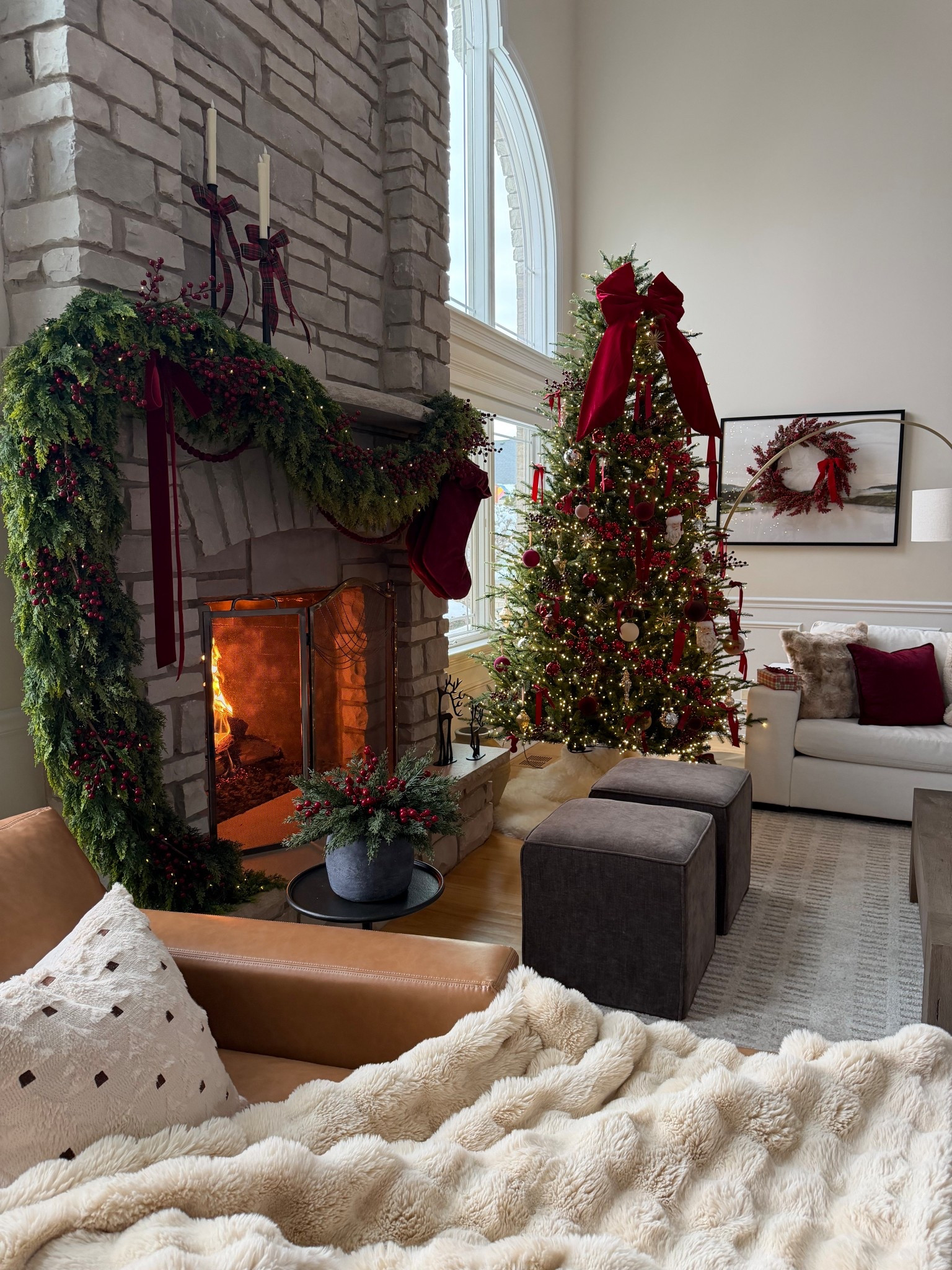 Christmas views in our Great Room! 

#LTKHoliday #LTKSeasonal #LTKHome