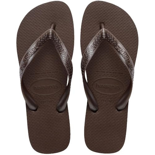 Havaianas Top Tiras Women's Flip Flop, Dark Brown, 3/4 UK | Amazon (UK)
