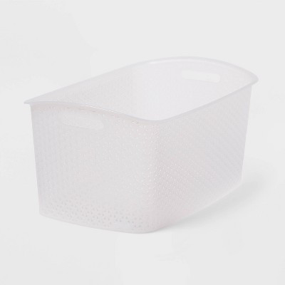 Y-Weave Jumbo Decorative Storage Basket Translucent - Brightroom™ | Target
