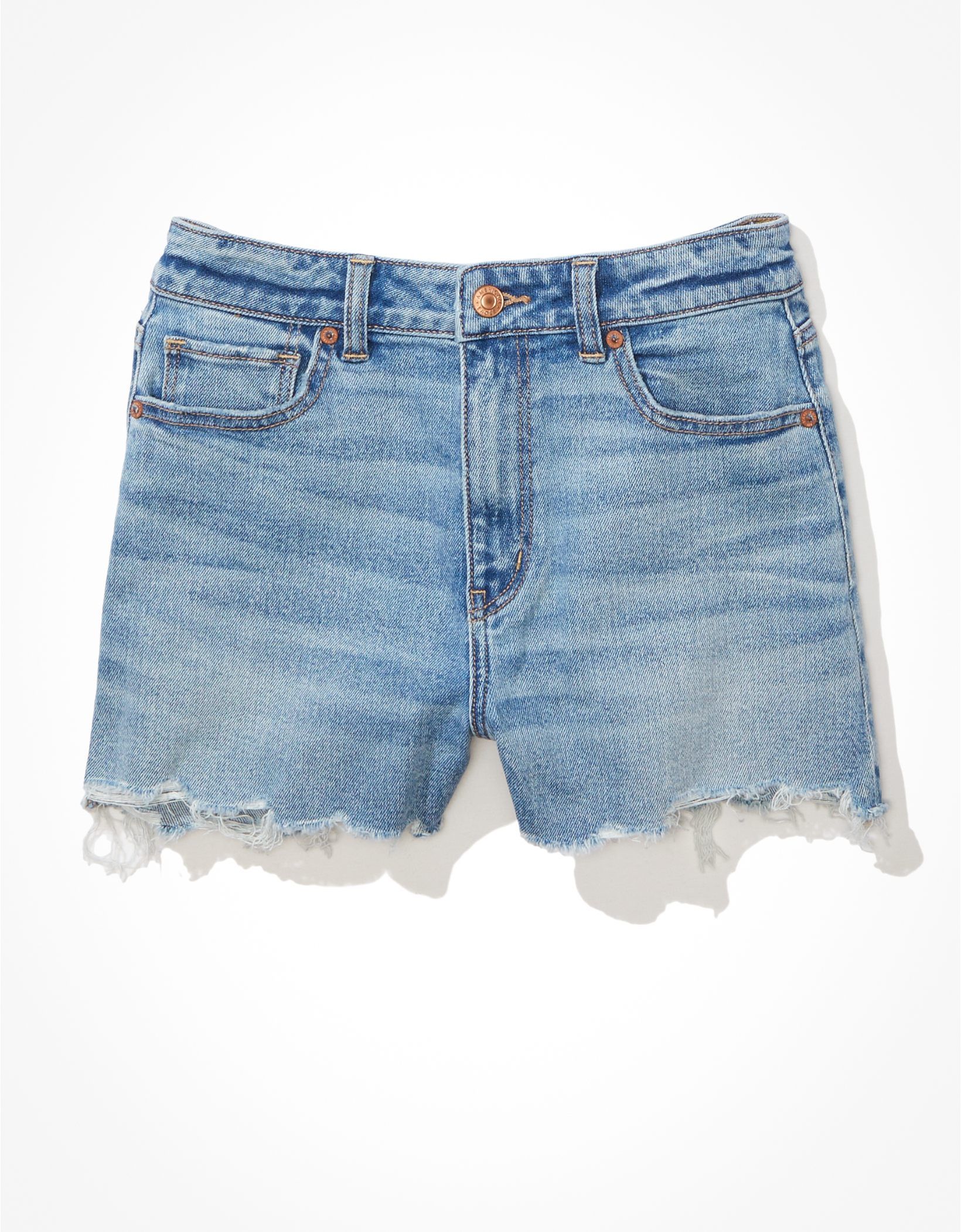 AE Stretch Denim Mom Shorts | American Eagle Outfitters (US & CA)