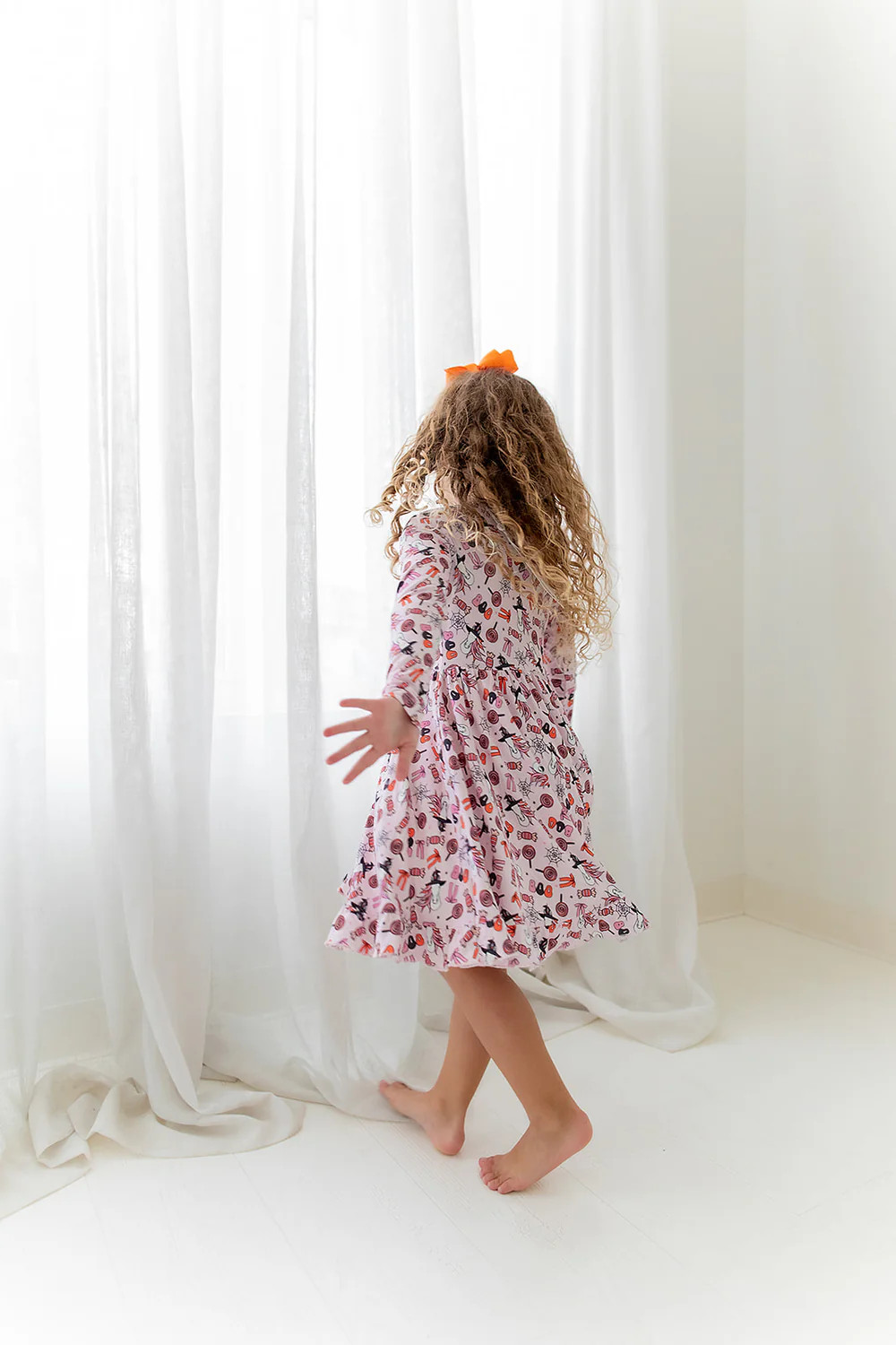 EXCLUSIVE BLAKELY'S MAGICAL HALLOWEEN DREAM RUFFLE DRESS | DREAM BIG LITTLE CO