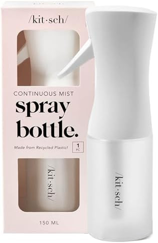 Kitsch Continuous Spray Bottle for Hair – Fine Mist Water Mister & Water Spray Bottle – Recyc... | Amazon (US)