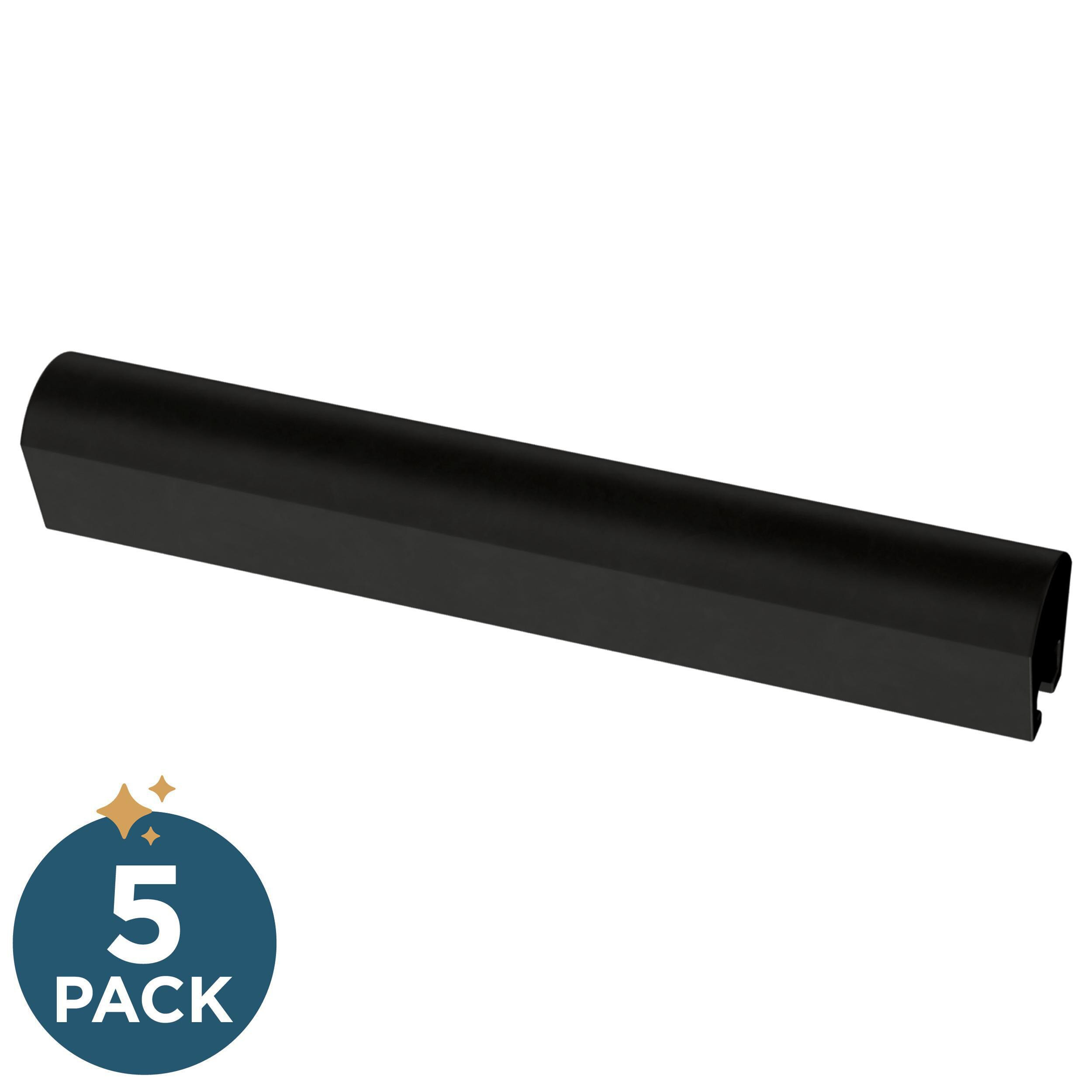 Franklin Brass Modern Arch Adjusta-Pull 1-in to 4-in , 25 mm to 102 mm Center to Center Matte Black Adjustable Novelty Bar Drawer Pull 5 -Pack | Lowe's