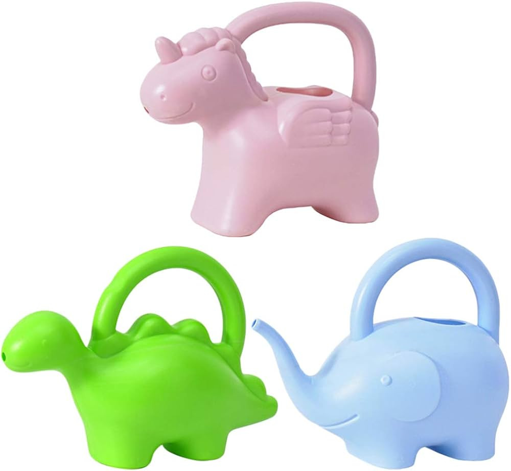 3pcs Animal Watering Can Plastic Cartoon Elephant Plant Watering Pot Gardening Plant Watering Ket... | Amazon (US)