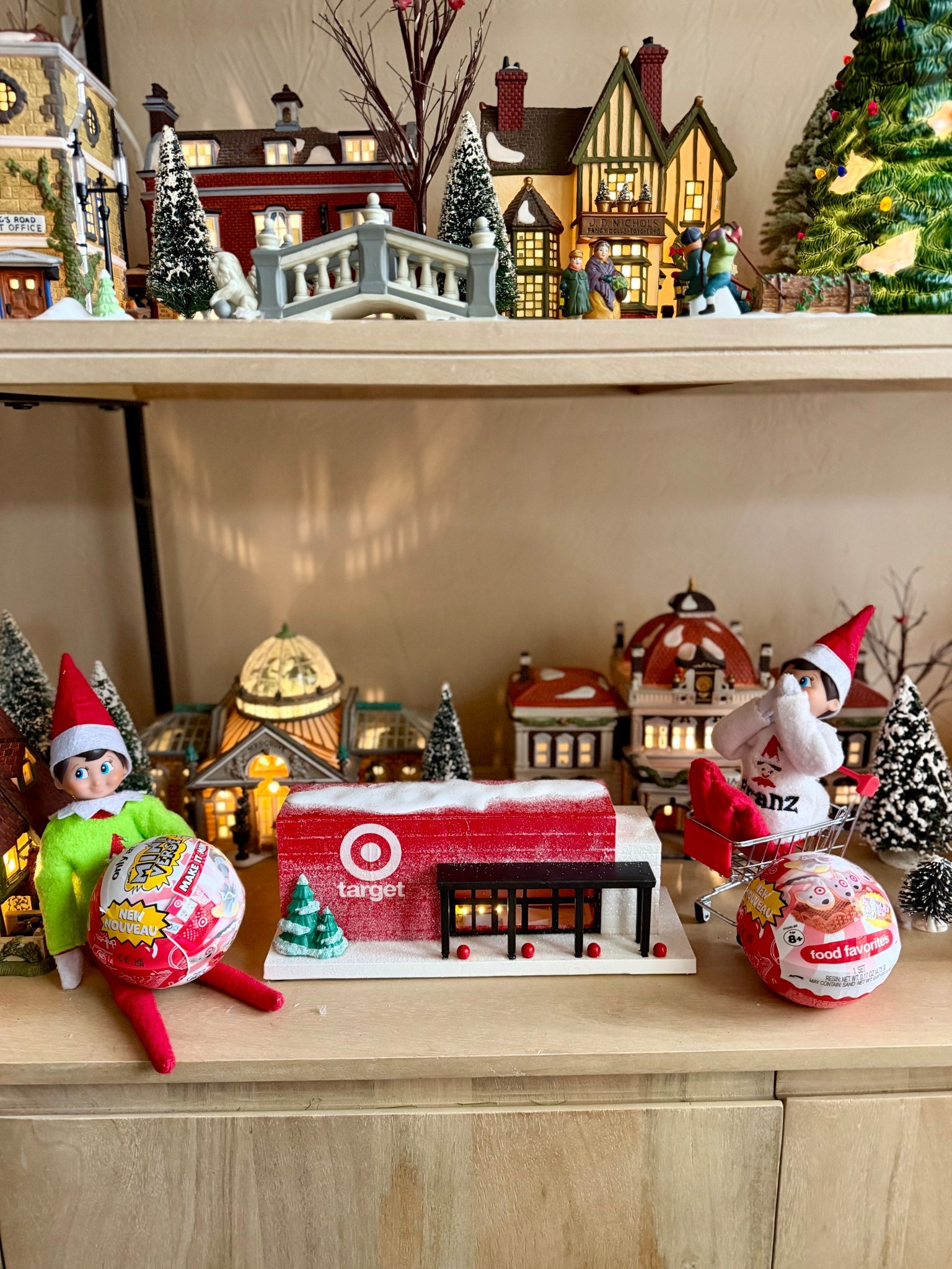 Our elves opened a Target store in our Christmas village and the 1800s will never recover. 🛍️🎯

They stocked the shelves with Make It Mini Target™ Food Favorites — surprise miniverse minis from our fave Target brands. The kids unboxed tiny cookies, icing, sprinkles, and the cutest mini Target bags. They decorated the teeny cookies, let them dry, and packed them up like real Target shoppers. Pure mini magic. ✨

#LTKGiftGuide #LTKHoliday #LTKKids