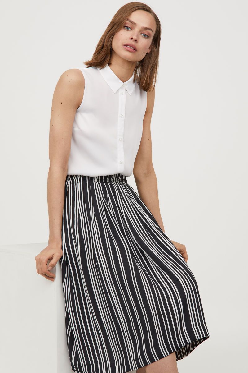 H&M Striped Skirt $34.99 | H&M (US + CA)