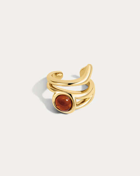 The Amber Honey Resin Ear Cuff | Luv Aj Inc.