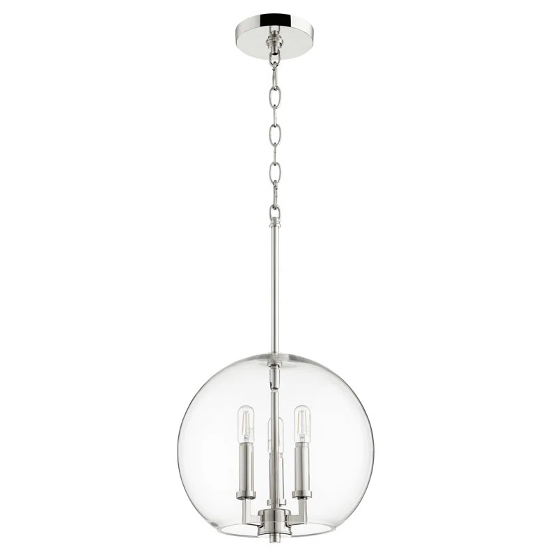 Casson 3 - Light Unique / Statement Globe Pendant | Wayfair North America