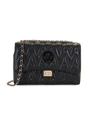 Posh Sauvage Rockstud Leather Shoulder Bag | Saks Fifth Avenue OFF 5TH (Pmt risk)