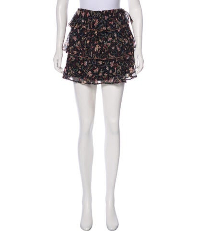 Iro 2017 Printed Skirt Black Iro 2017 Printed Skirt | The RealReal