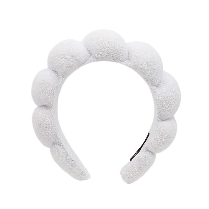 Spa Headband for Women, Cute Terry Towel Towel Head Band for Skincare, Sponge Spa Headband for Wa... | Amazon (US)