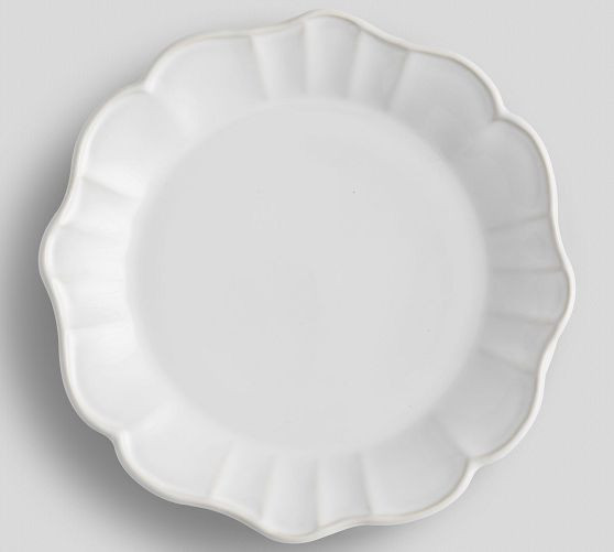 Monique Lhuillier Juliana Scalloped Salad Plates - Set of 4 | Pottery Barn (US)
