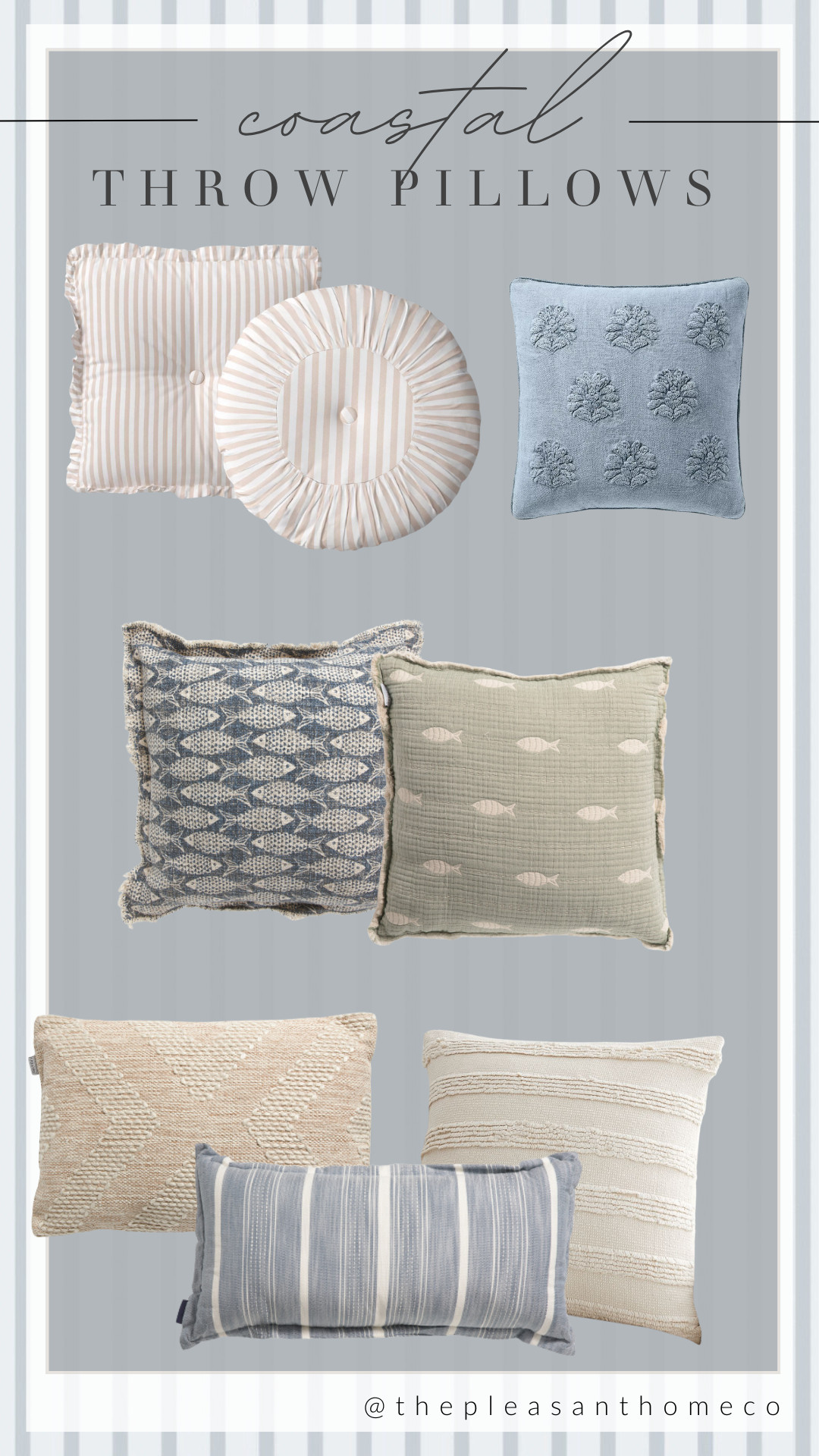 Coastal Vibe Throw Pillows 

 #LTKHome