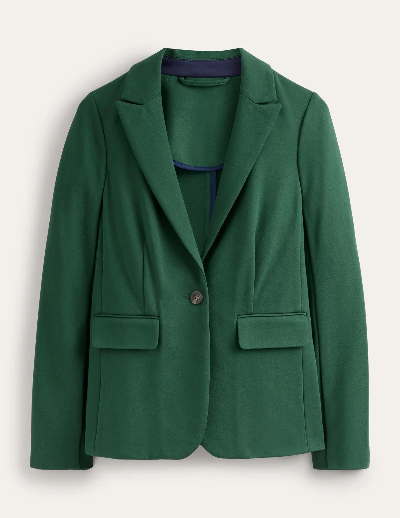 Stretch Jersey Blazer - EMERALD NIGHT | Boden EU | Boden (UK & IE)