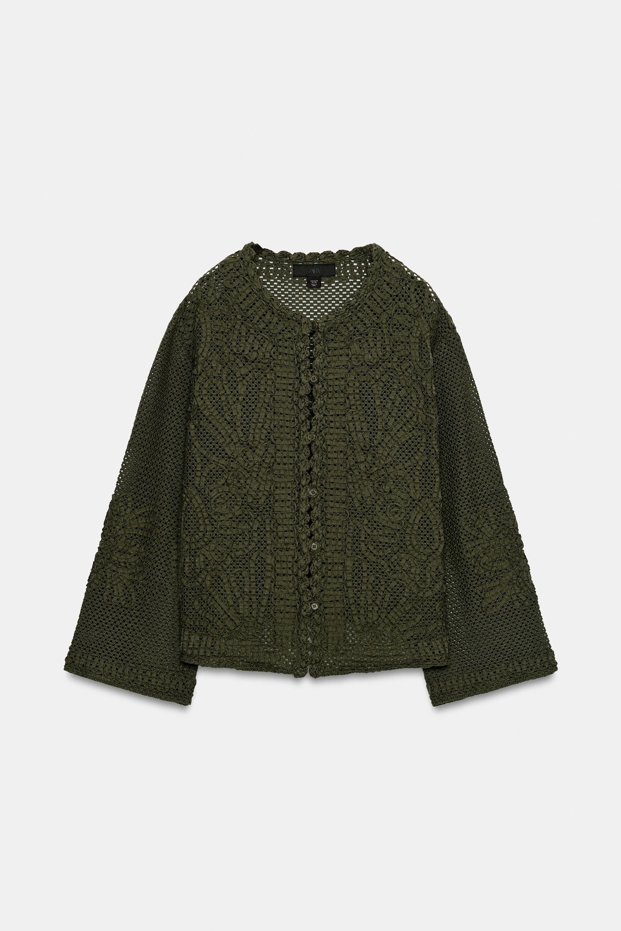 COMBINATION CROCHET JACKET | Zara US