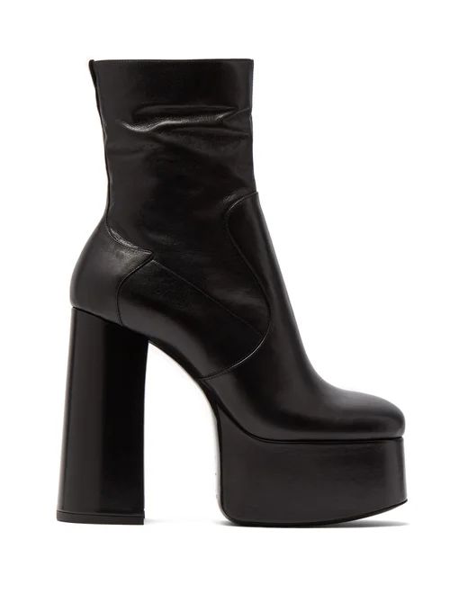 Billy leather ankle boots | Saint Laurent | Matches (US)