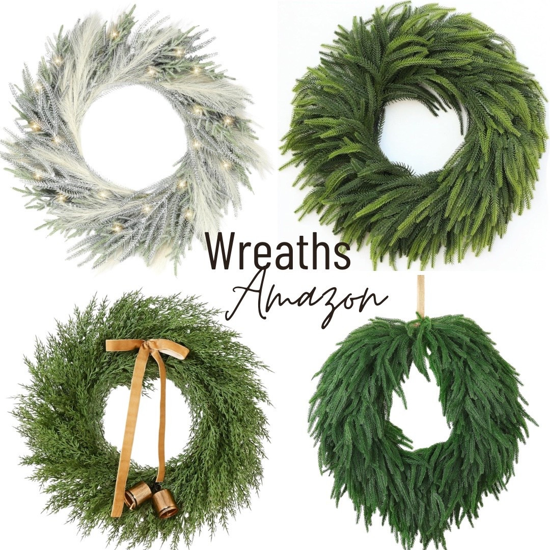 Amazon has so many affordable and high-quality Christmas wreaths for your holiday season. Here are just a few of my favorite favorites. A couple of them are low in stock. 

Christmas Wreath, Holiday Decir, Christmas Decor 

#LTKHoliday #LTKSeasonal #LTKHome