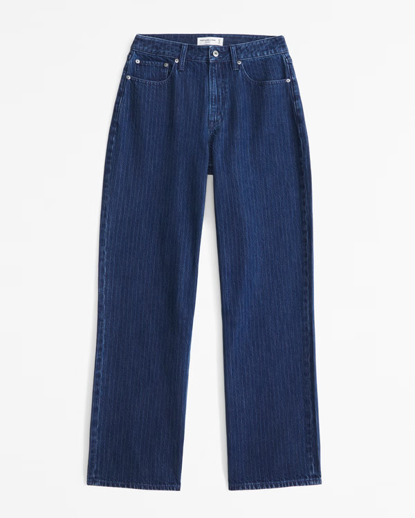 Curve Love High Rise Loose Jean | Abercrombie & Fitch (UK)