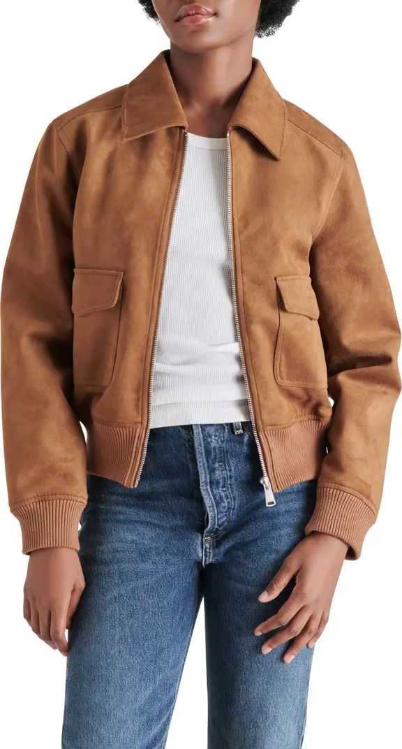 Steve Madden Faux Suede Bomber Jacket | Nordstromrack | Nordstrom Rack