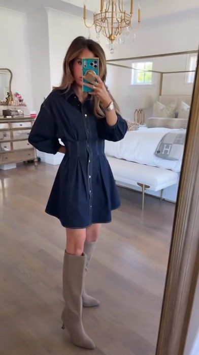 Most flattering denim dress! Wearing a small, but could take a XS!

Vici, Vici haul, Denim dress, Business casual workwear, Fall outfits women, Autumn outfits, Country concert outfits, Teacher outfits, Back to school, Fall dresses, Affordable fashion, Emily Ann Gemma

#LTKdayinmylife #LTKSeasonal #LTKootd