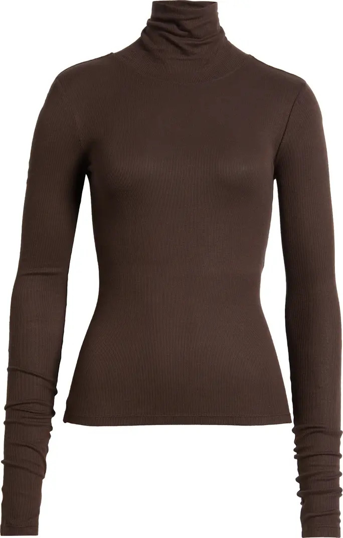 Turtleneck Rib Top | Nordstrom