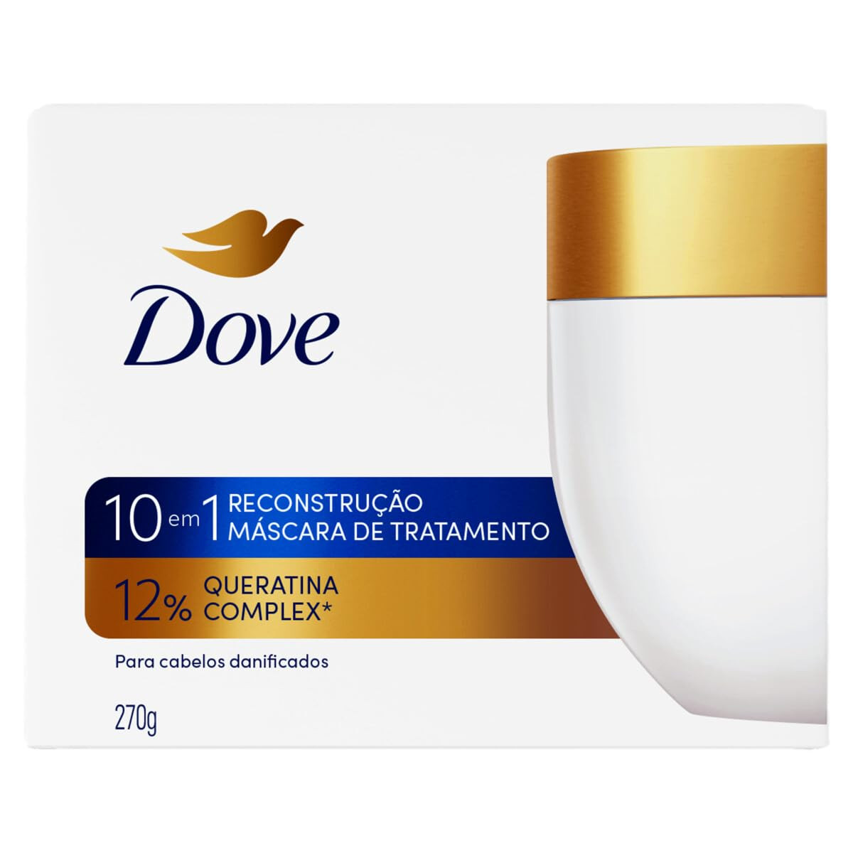 Dove Máscara De Tratamento Reconstrução 270G | Amazon (BR)
