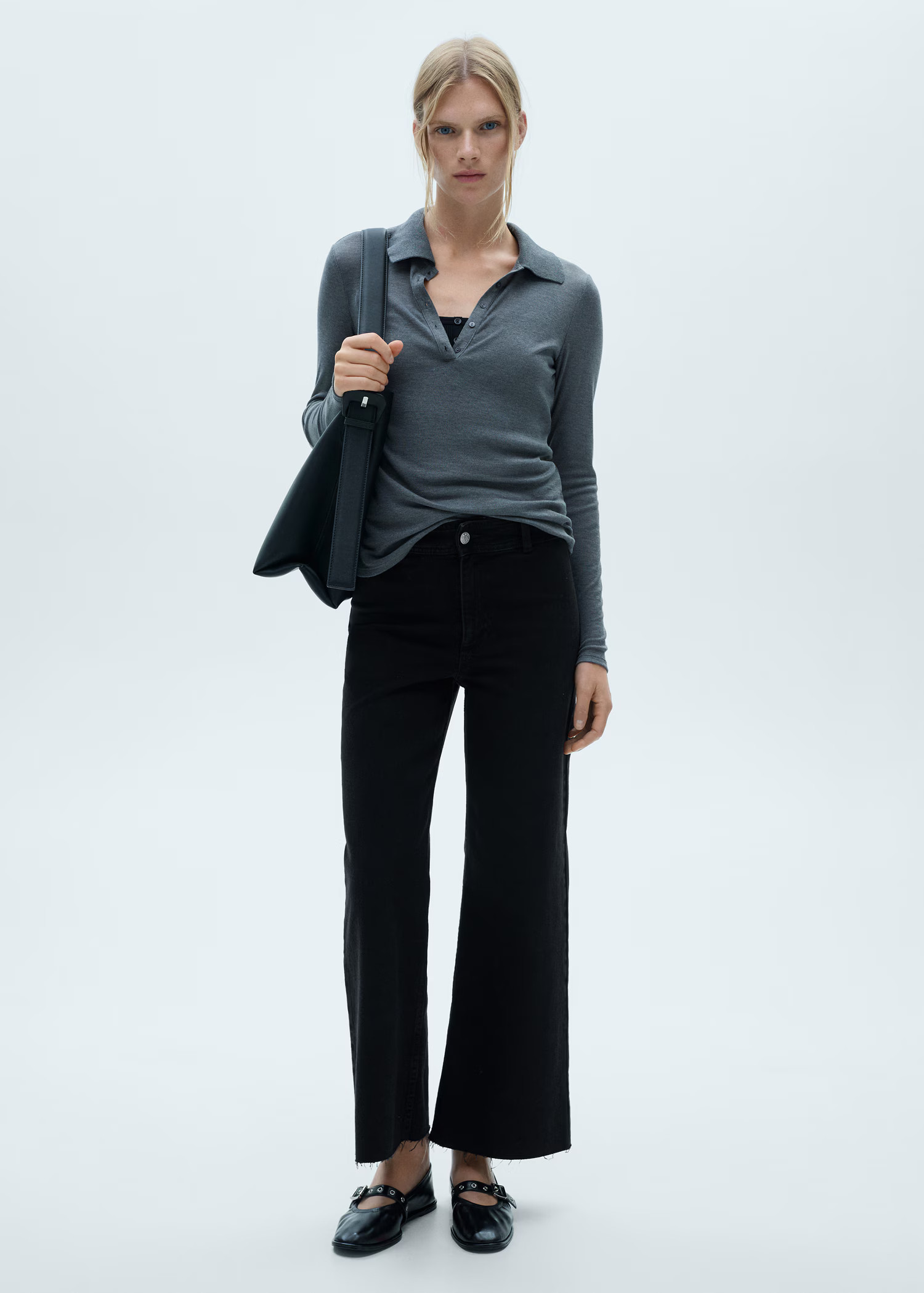 Catherin culotte high rise jeans | MANGO (US)