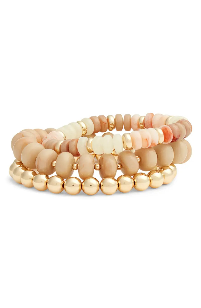 Nordstrom 3-Pack Beaded Bracelets | Nordstrom | Nordstrom