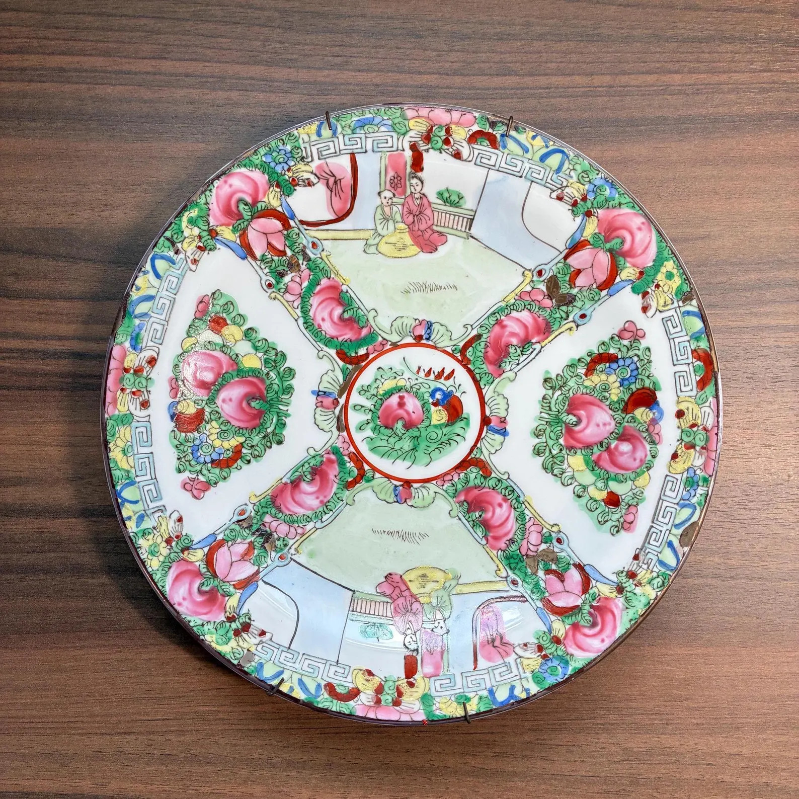 Vintage 19th Century Chinese Rose Medallion Qing Dynasty Plate - Japanese Home Decor | Etsy (Global)
