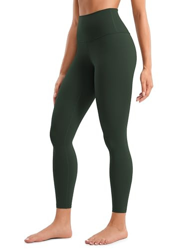CRZ YOGA Butterluxe Yoga Leggings 25" - High Waisted Buttery Soft Womens Workout Lounge Pants Legend Green X-Large | Amazon (US)