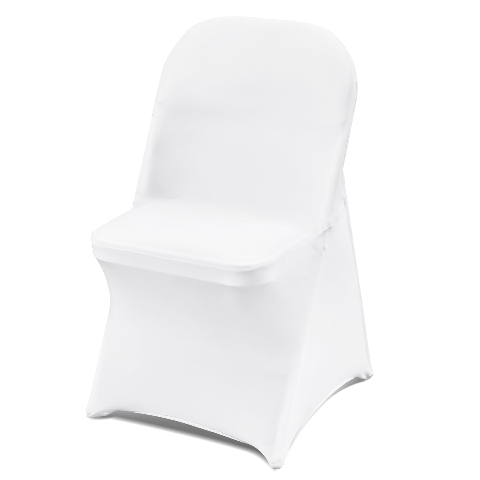 VEVOR 30 PCS White Folding Chair Covers - Ideal for Weddings, Parties, Dining, and Banquets - Uni... | Amazon (US)