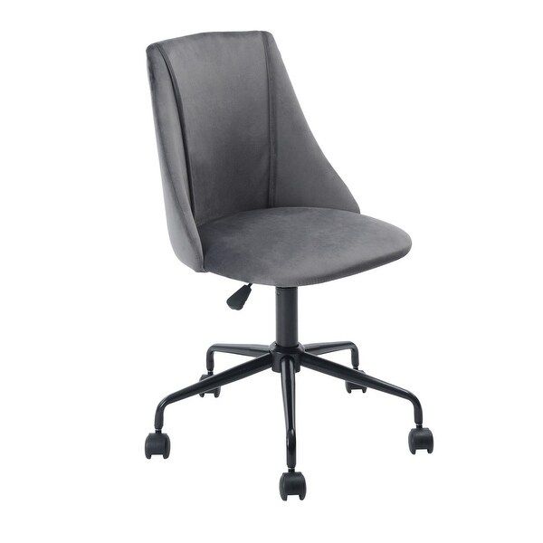 Porch & Den Voges Ergonomic Home Office Chair - Grey | Bed Bath & Beyond
